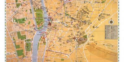 Cairo turistattraktioner kort