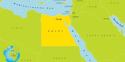 Hovedstaden i egypten kort