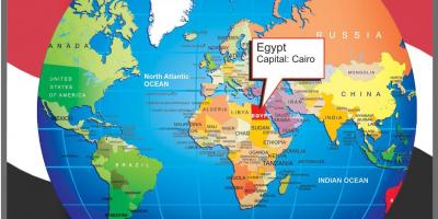 Cairo placering på verdenskortet