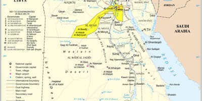 Kort over større cairo